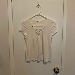 Nordstrom NYTT lace up top